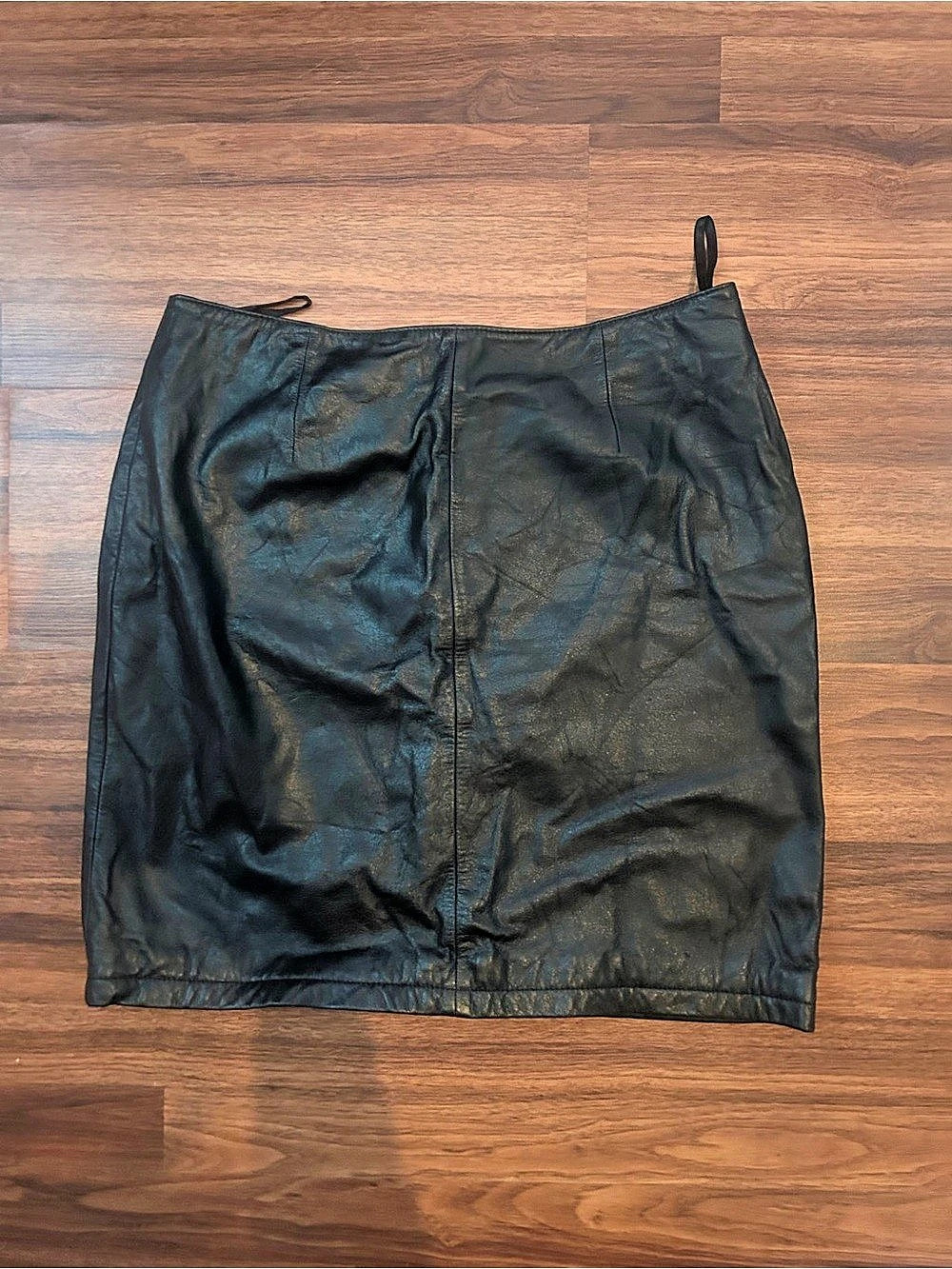 Wilsons Leather Black Leather Mini Skirt